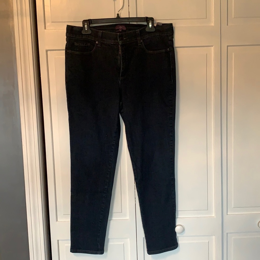 NYDJ dark wash ankle jeans